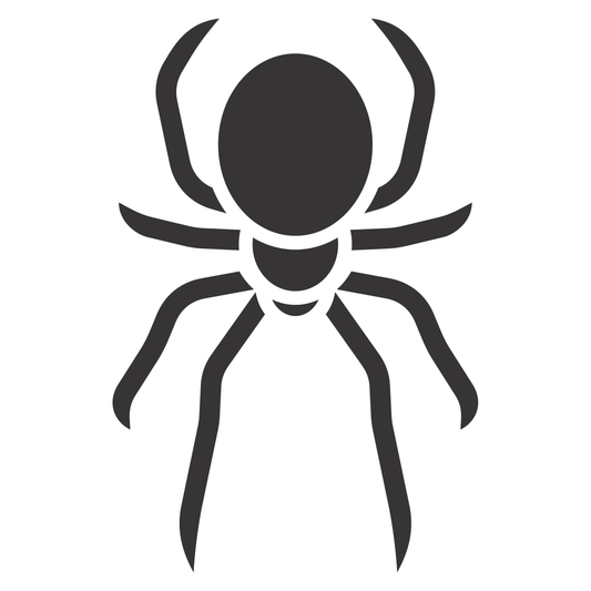 Unique black spider vector design for crafts and projects