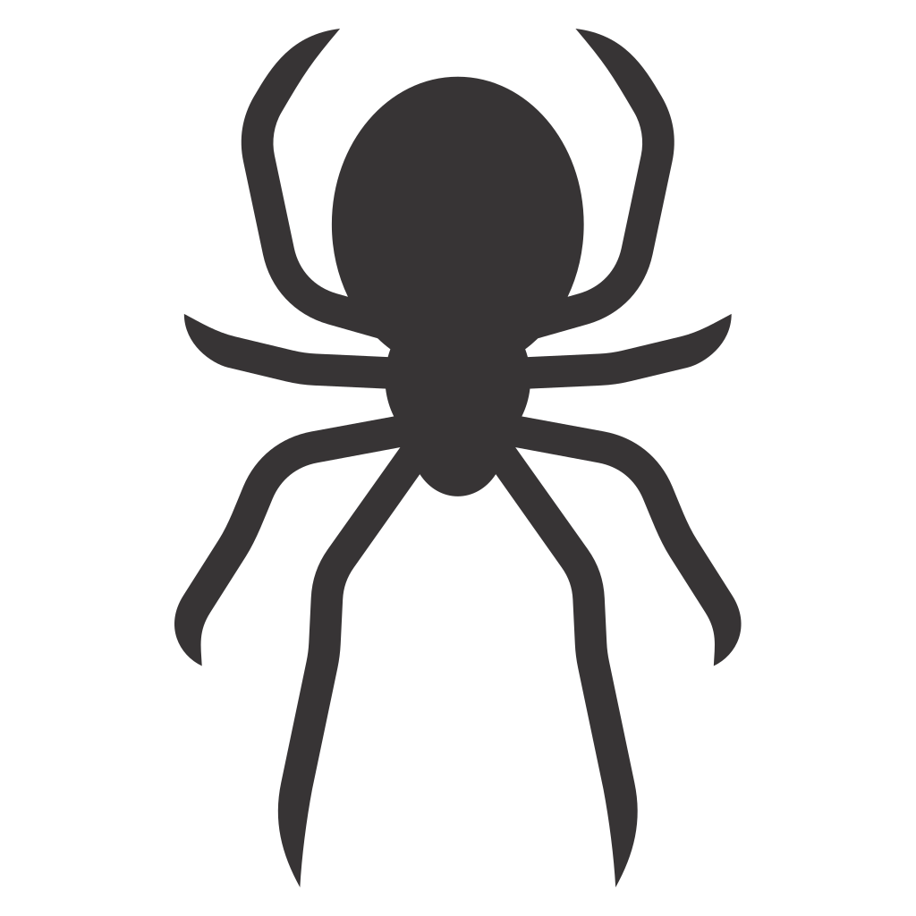 Creatively designed spider vector for cutting machines