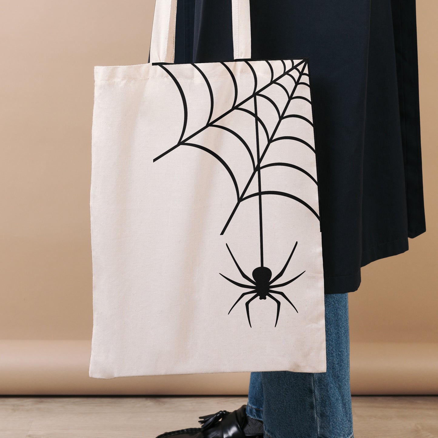 Unique and detailed spider and web design for crafting fun