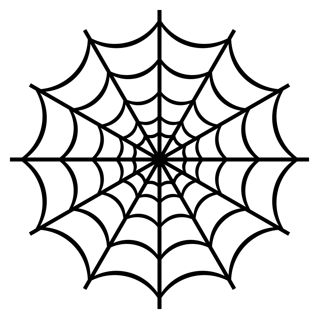 Elegant spider web vector design for crafting enthusiasts