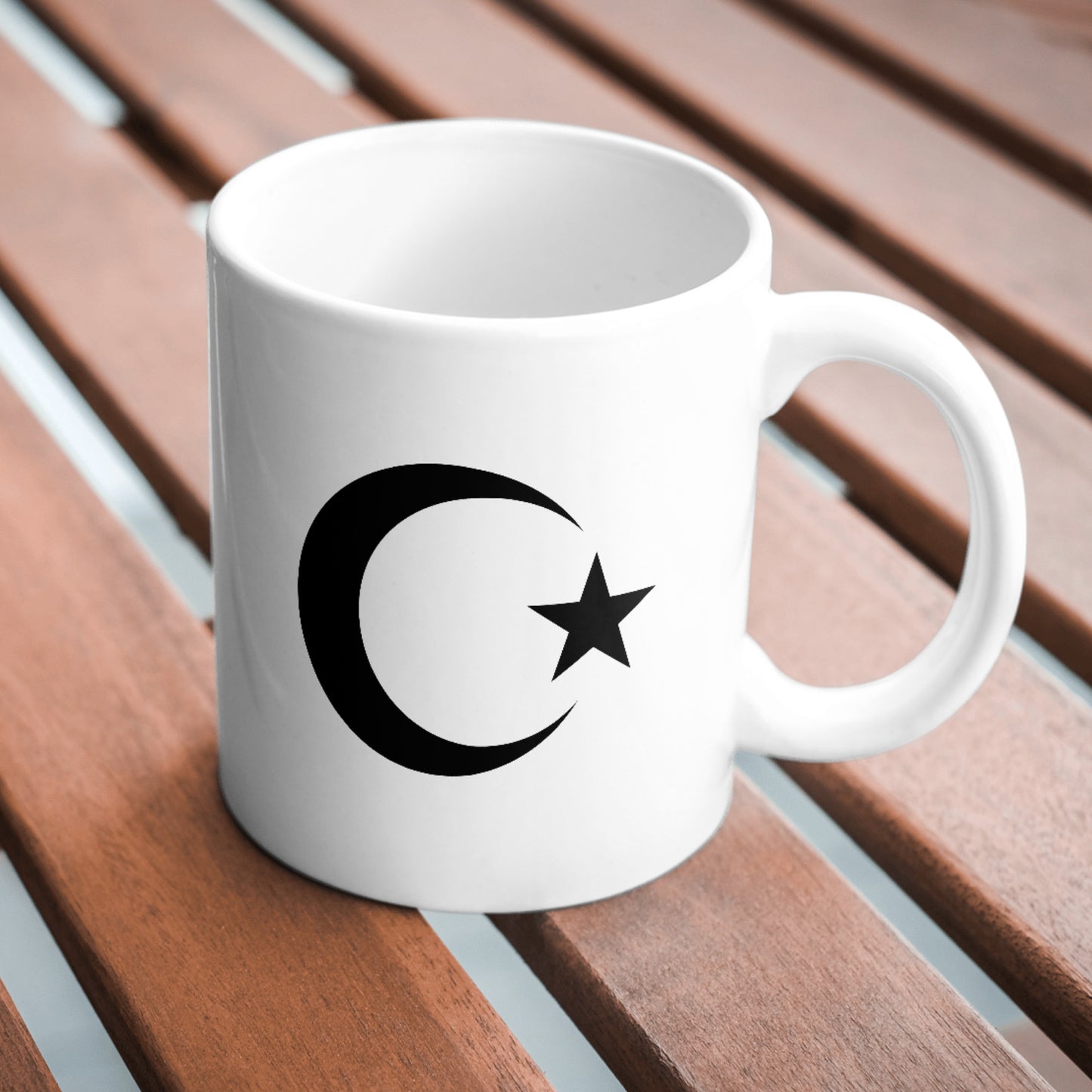 Star and crescent silhouette for creative cutting projects