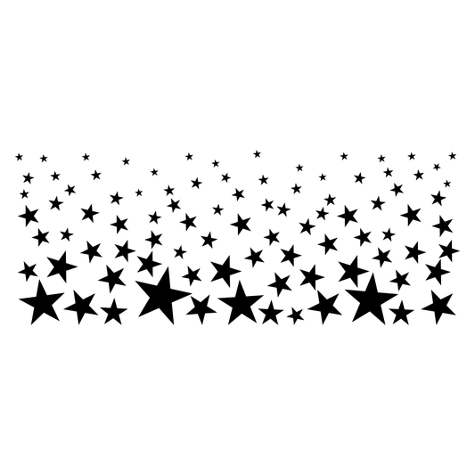 Creative vector stars background design for cutting machines