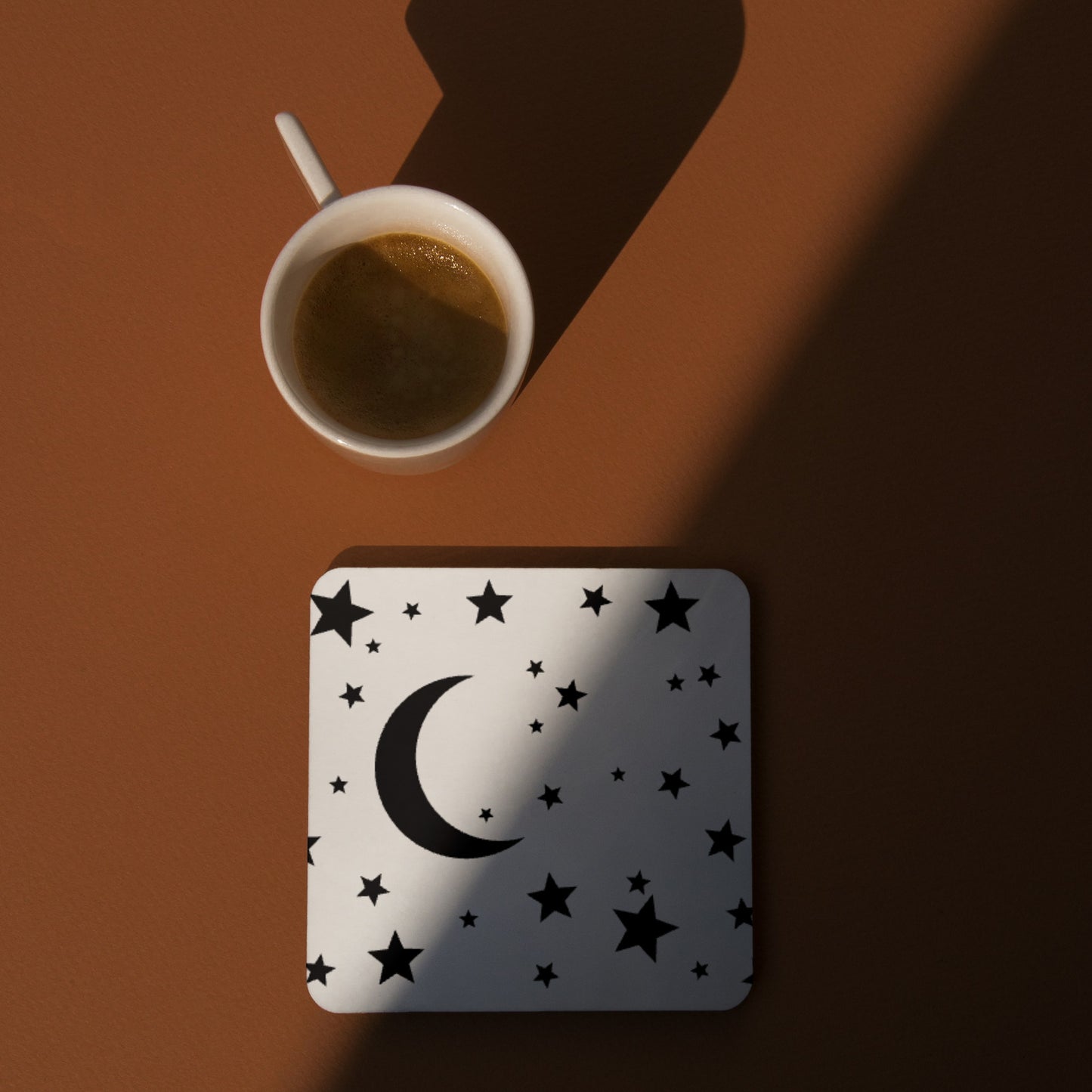 Explore the cosmos with stars, planets, and a rocket design