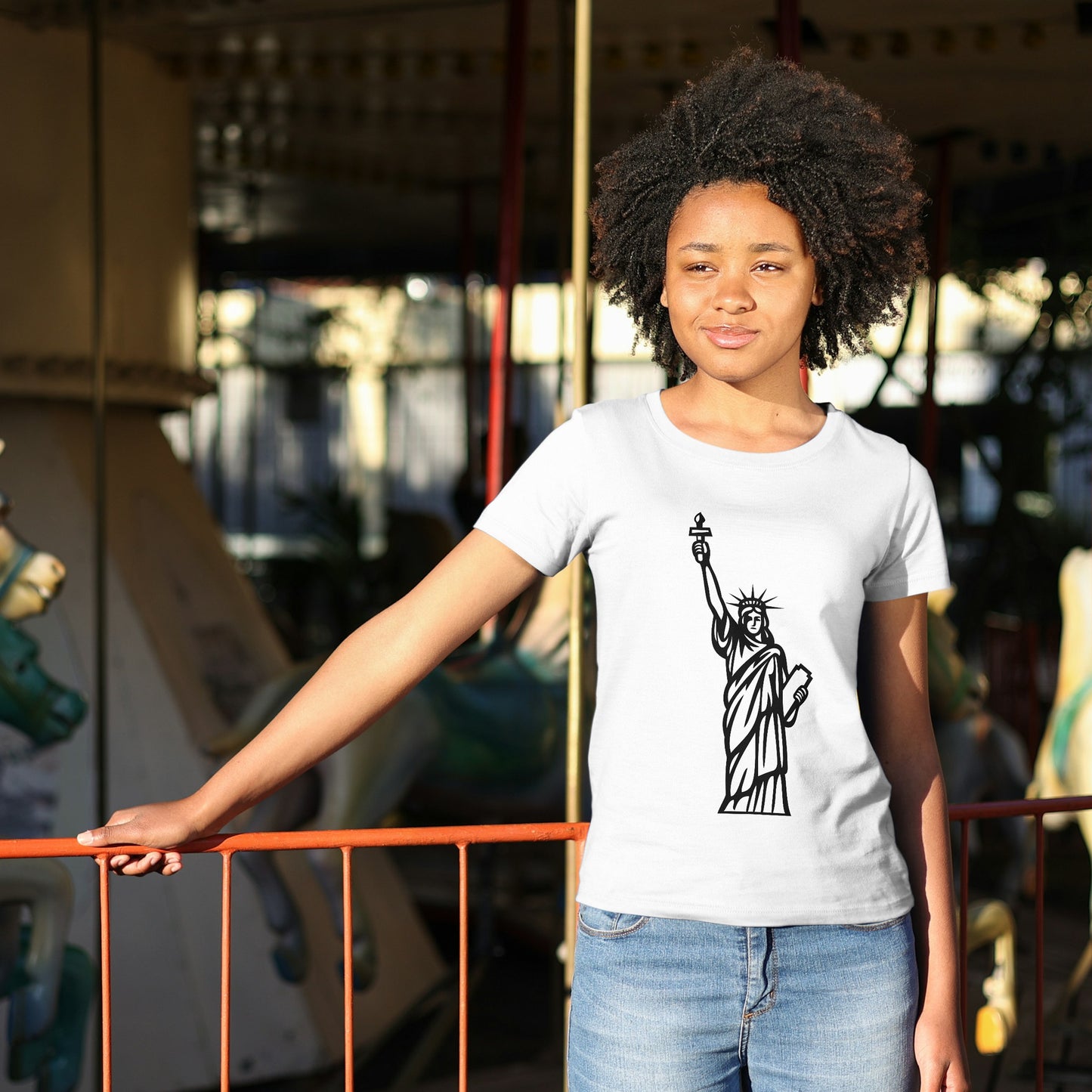 Liberty stands tall in New York with grace and strength