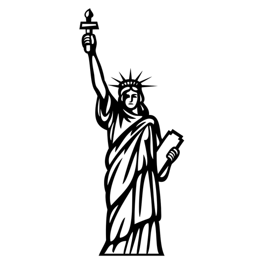 Liberty stands tall in New York with grace and strength