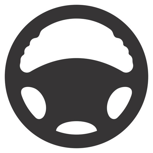 Creative vector steering wheel design for crafting projects