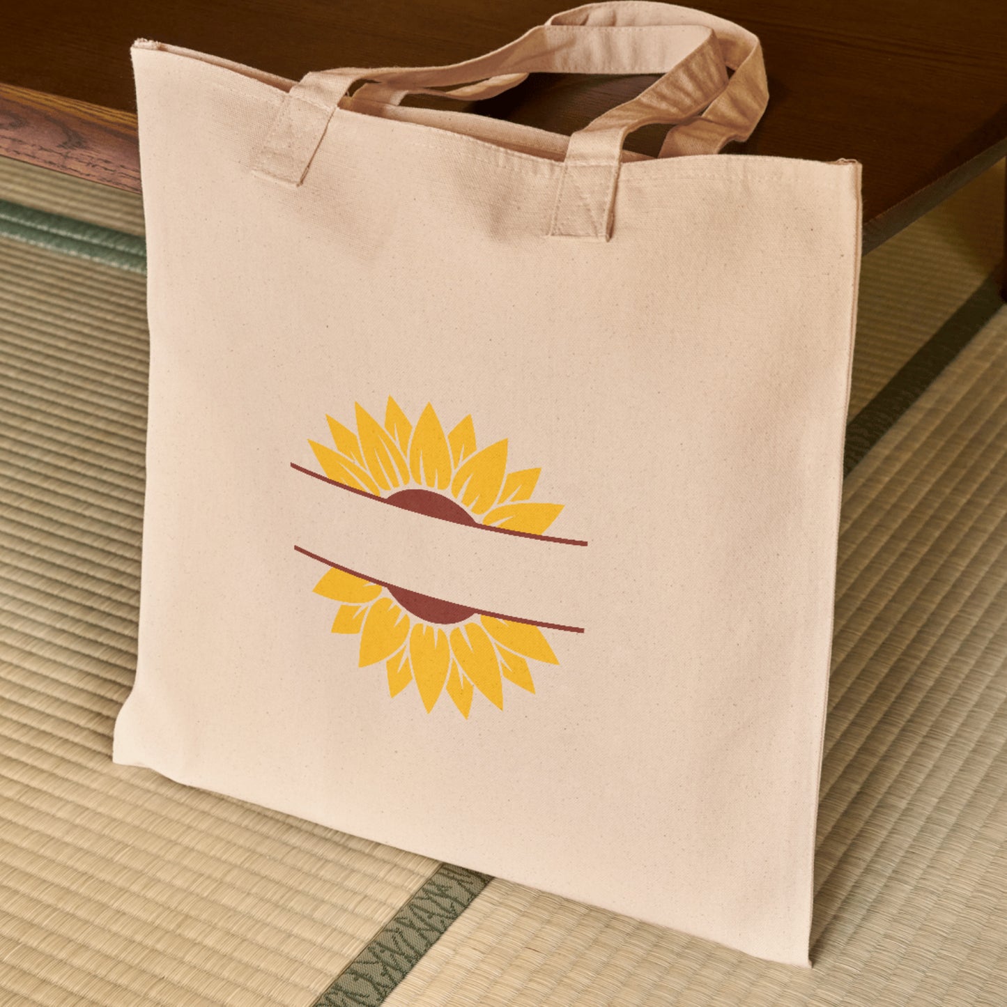 Beautiful sunflower monogram design for crafting projects