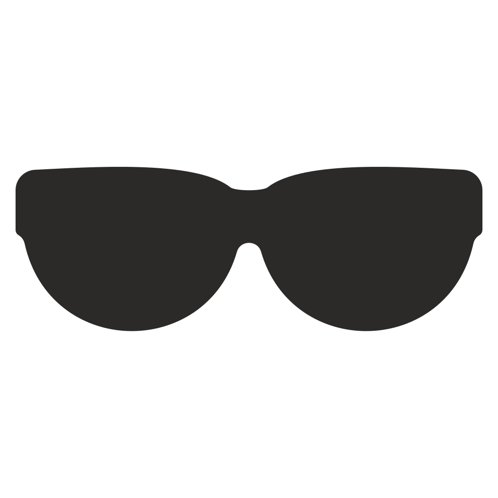 Cool sunglasses silhouette perfect for vector cutting projects