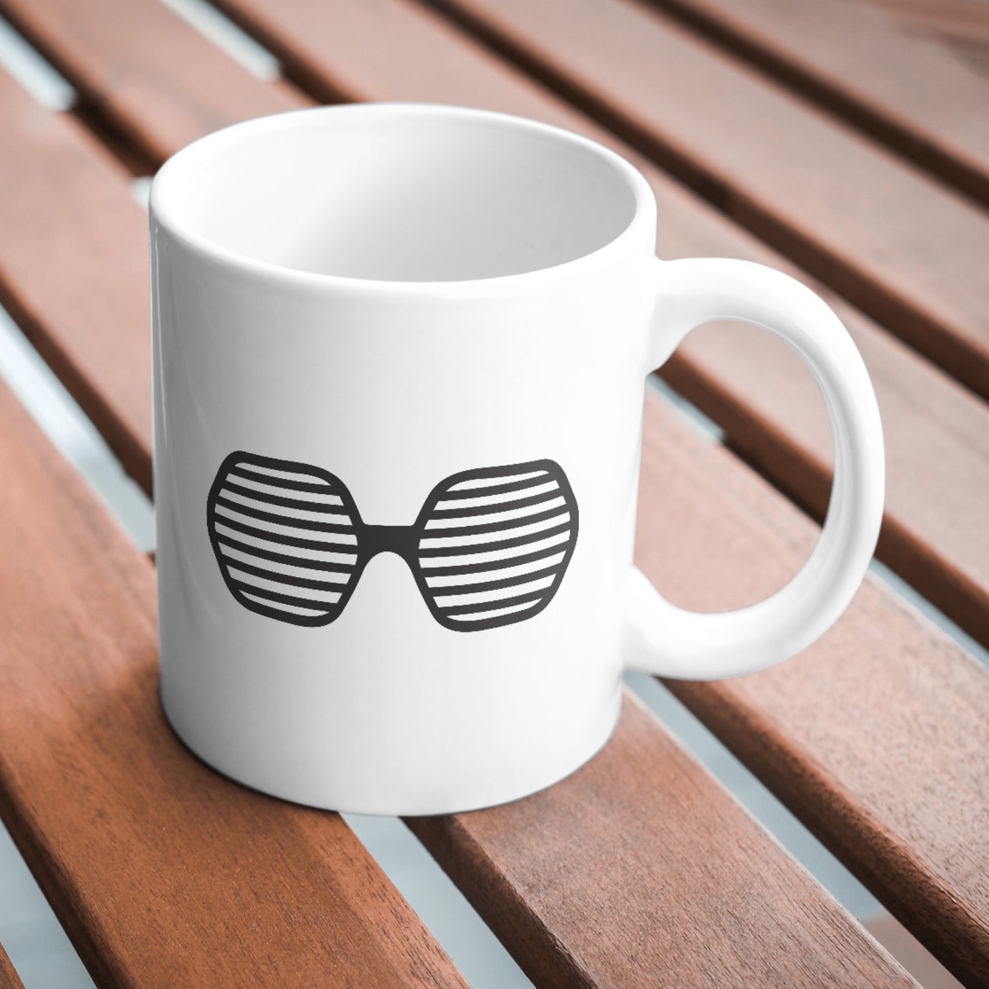 Stylish striped sunglasses vector design for crafting lovers