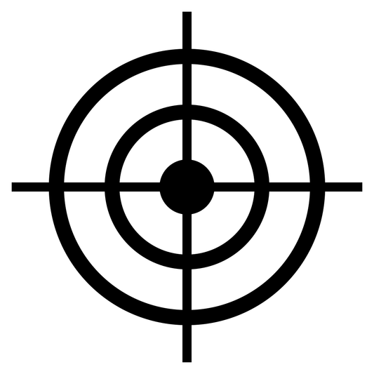 Creative vector target design for cutting machines