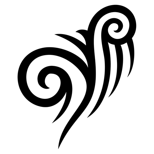 Elegant swirls design for crafting and cutting projects