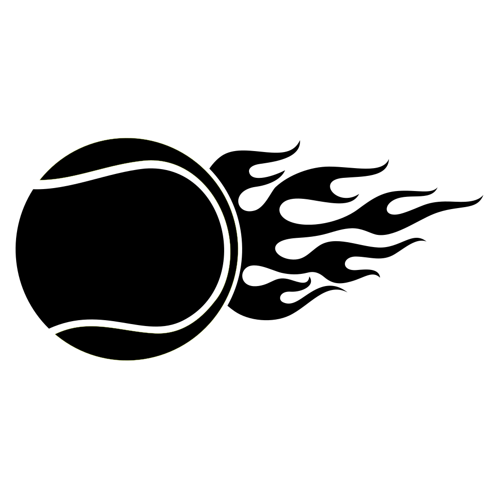 Dynamic black tennis ball design for cutting machines