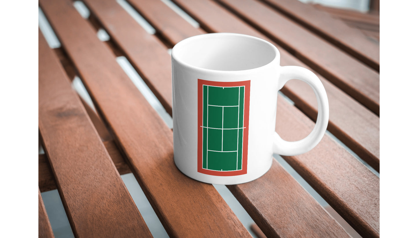 Tennis court vector design for crafting and cutting projects
