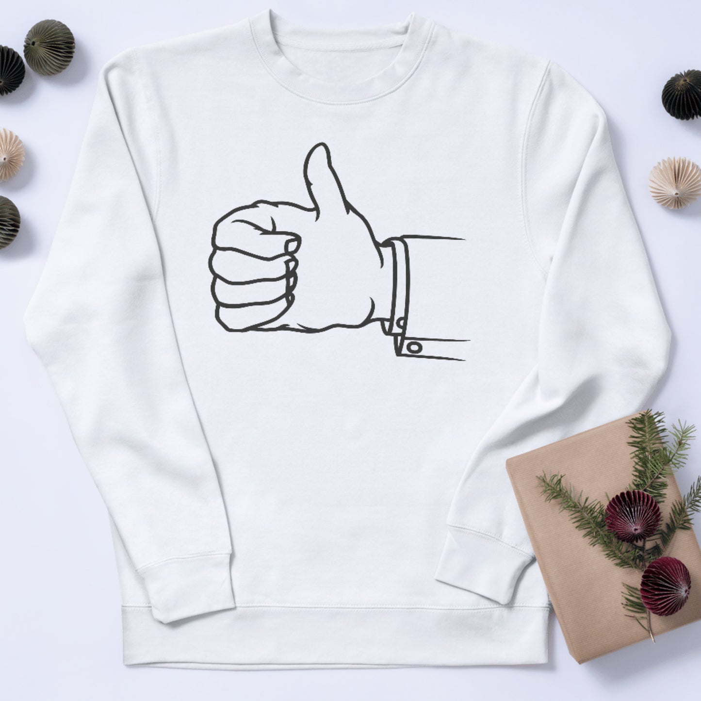 Creative thumbs up design for cutting machine projects