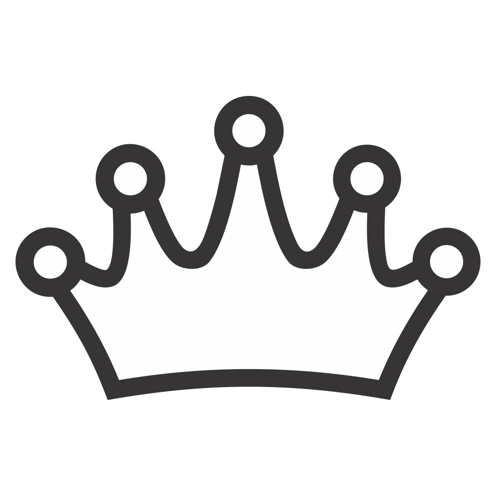 Creative crown design for cutting machine projects