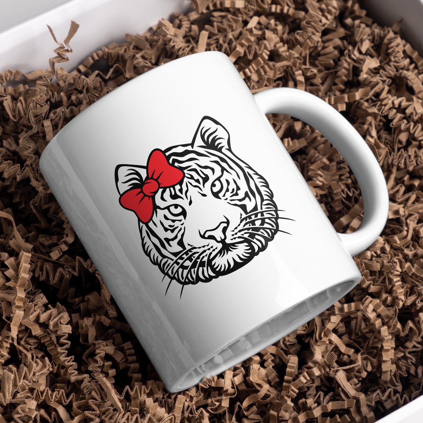 Layered tiger design for creative projects in bold style