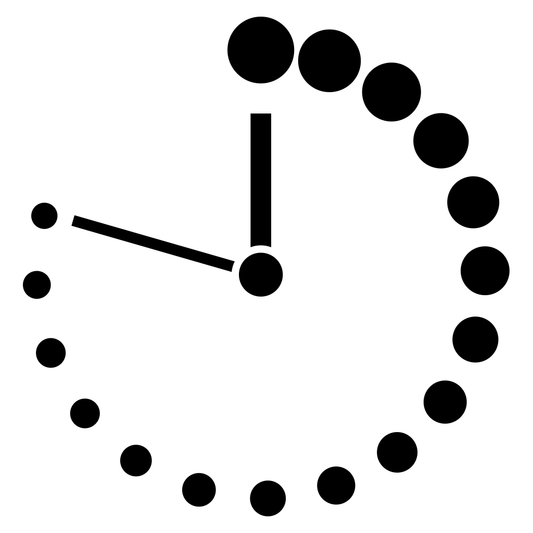 Creative clock design for cutting machine projects