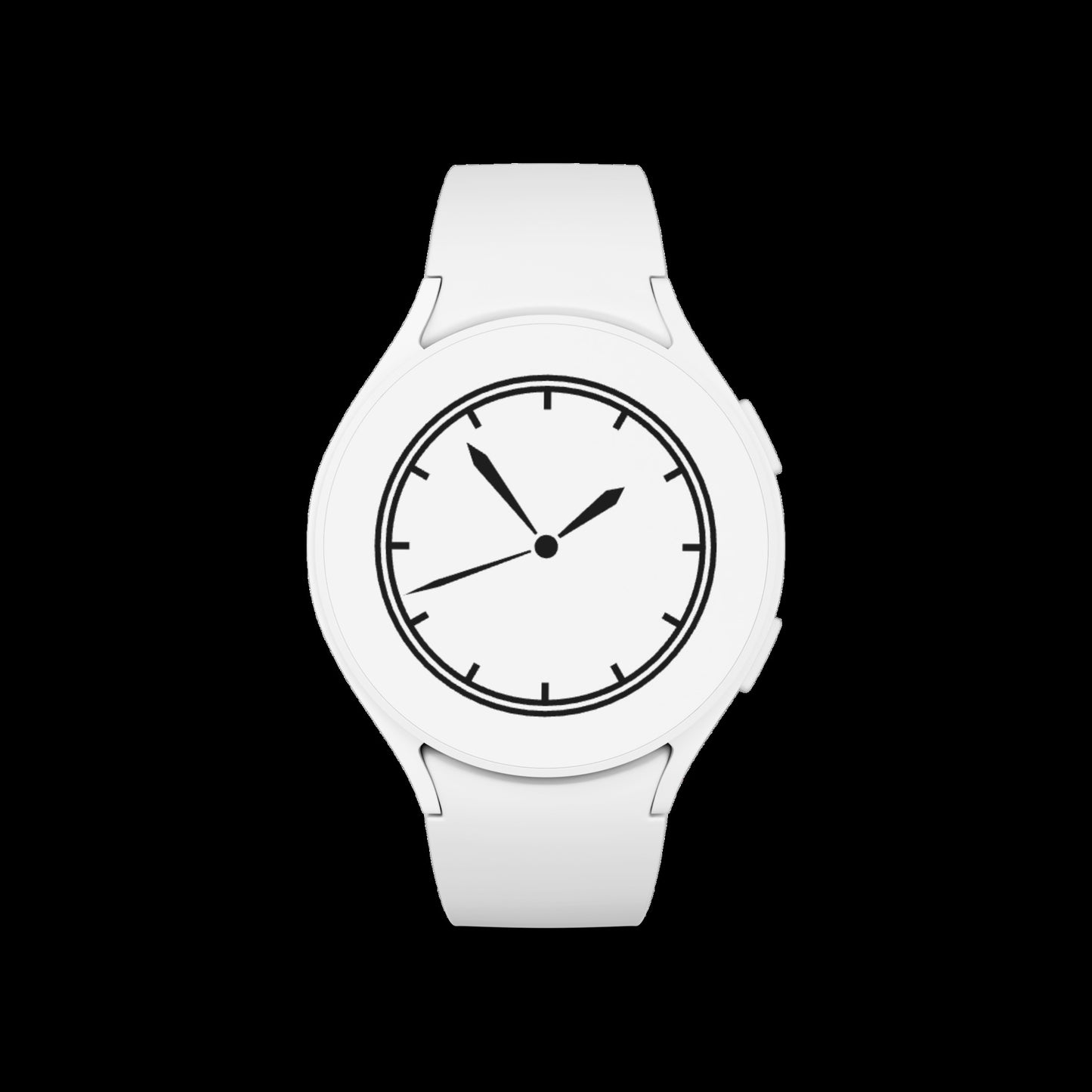 Elegant clock design for cutting machines in vector format