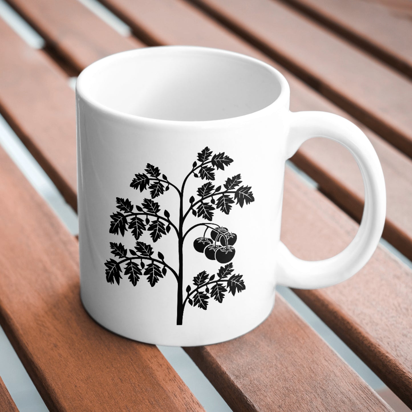 Creative tomato plant vector for crafting and cutting machines