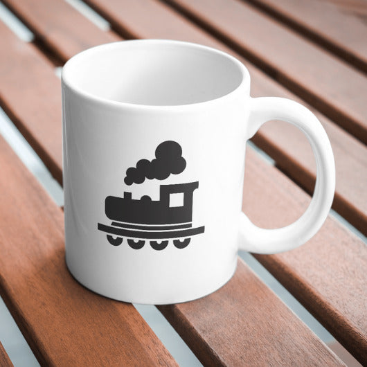 Creative steam locomotive vector design for craft projects