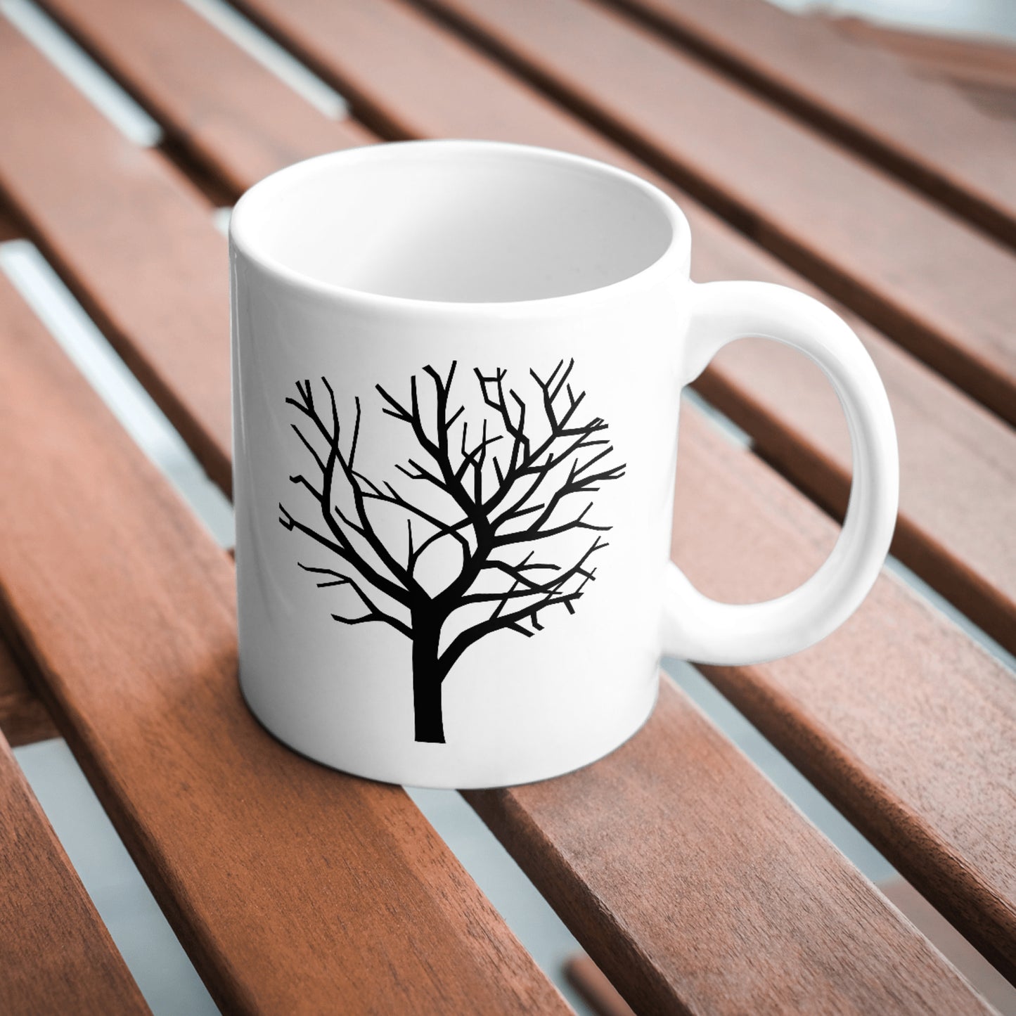 Elegant bare tree silhouette for creative projects
