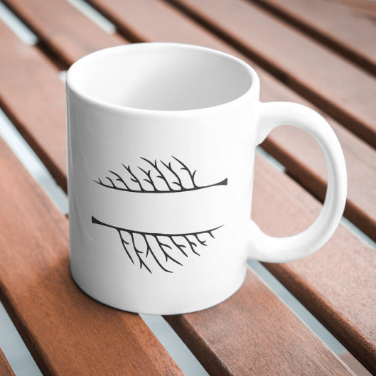 Elegant tree monogram design for personalized crafts