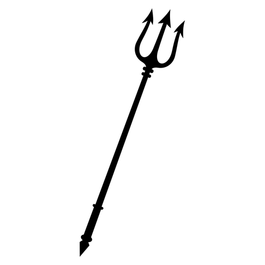 Unique trident design for creative cutting machine projects