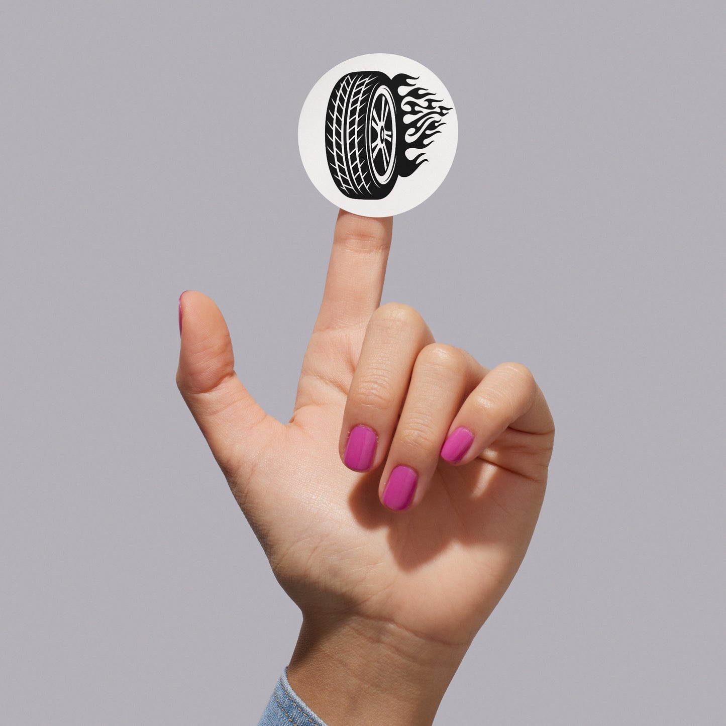 Dynamic trire flame layered tire design for cutting machines