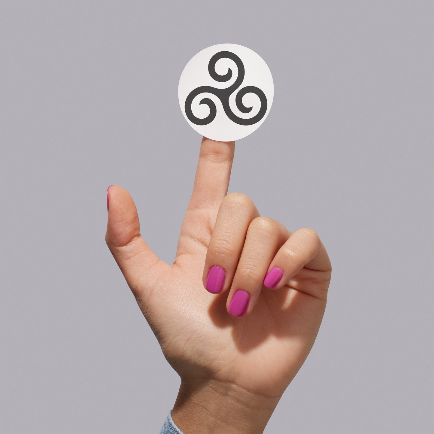 Intricate triskelion spiral design for cutting machines