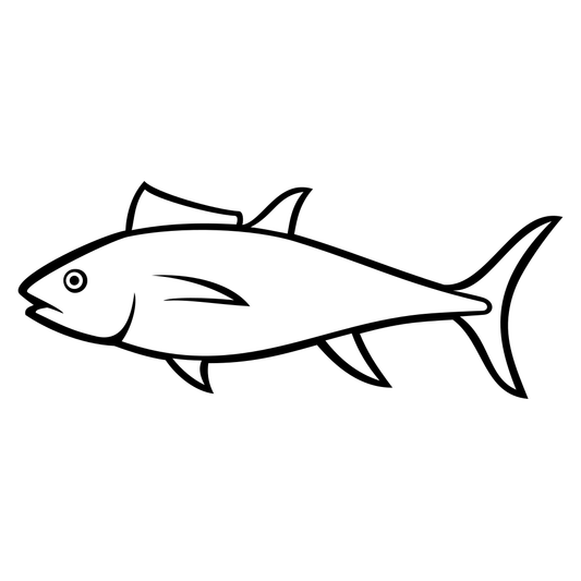 Creative vector design of a fish for crafting enthusiasts