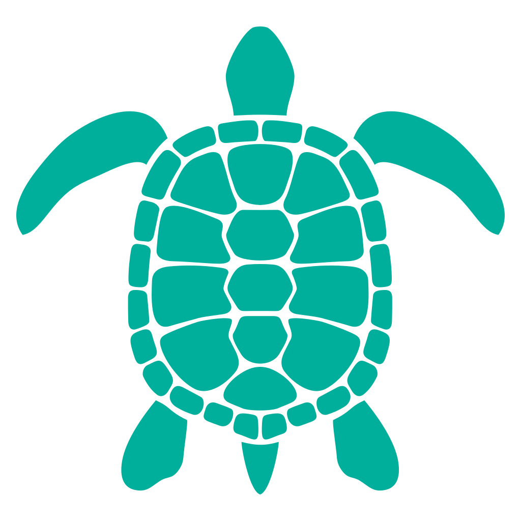 Creative turtle design for cutting machines and crafts