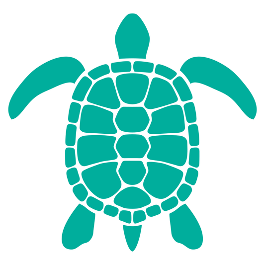 Creative turtle design for cutting machines and crafts