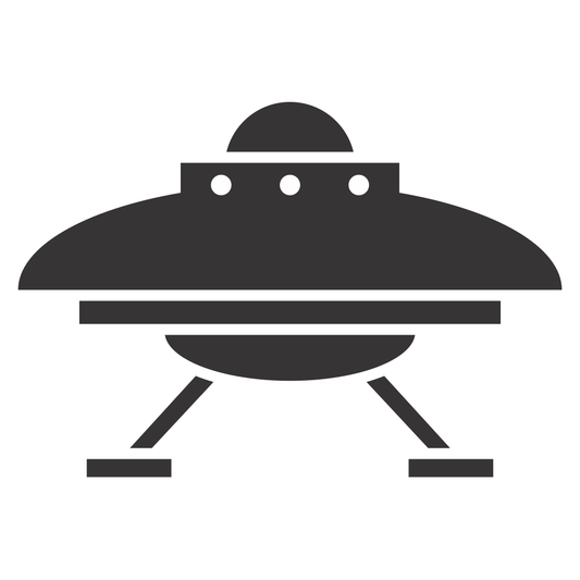 Unique UFO vector design for creative cutting projects
