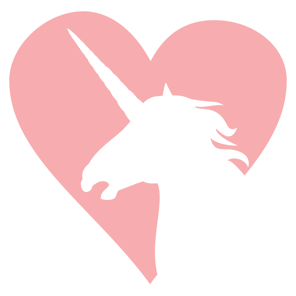 Stunning unicorn heart layered design for cutting machine