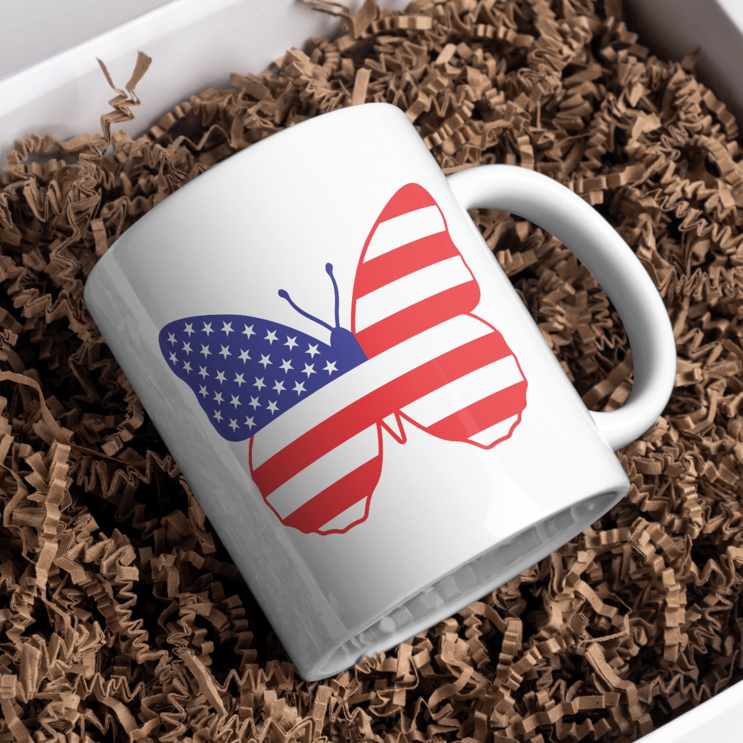 Creative usa butterfly vector design for cutting machines