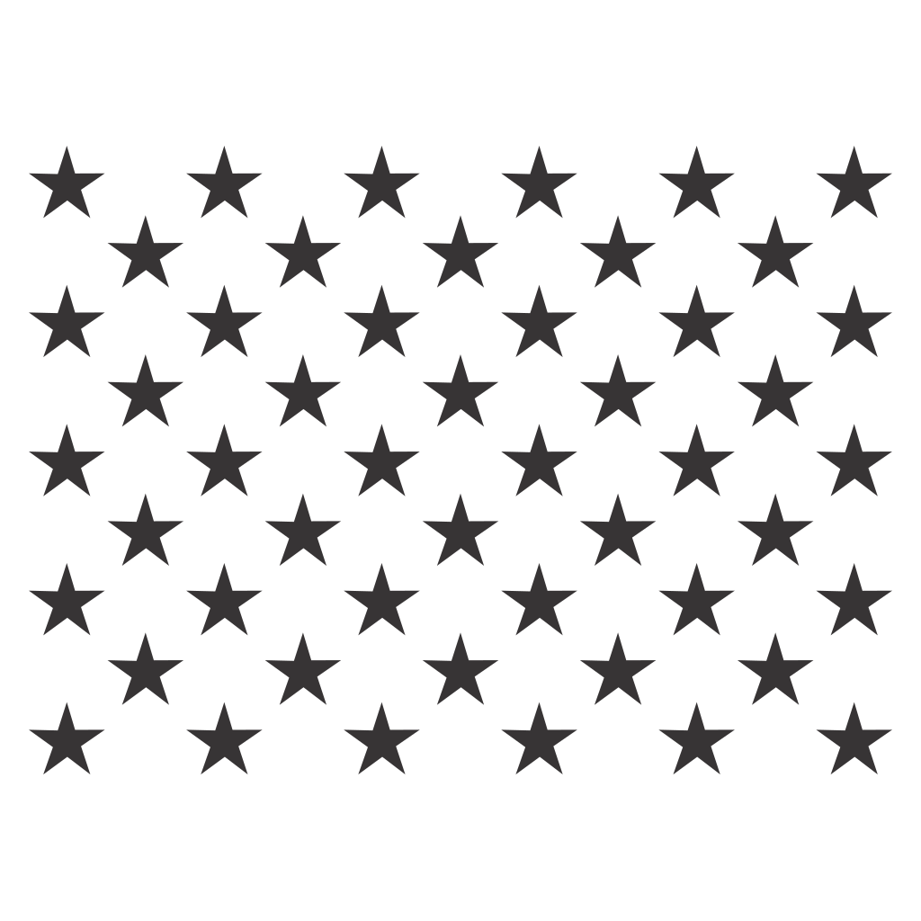 Creative usa stars flag design for cutting machines