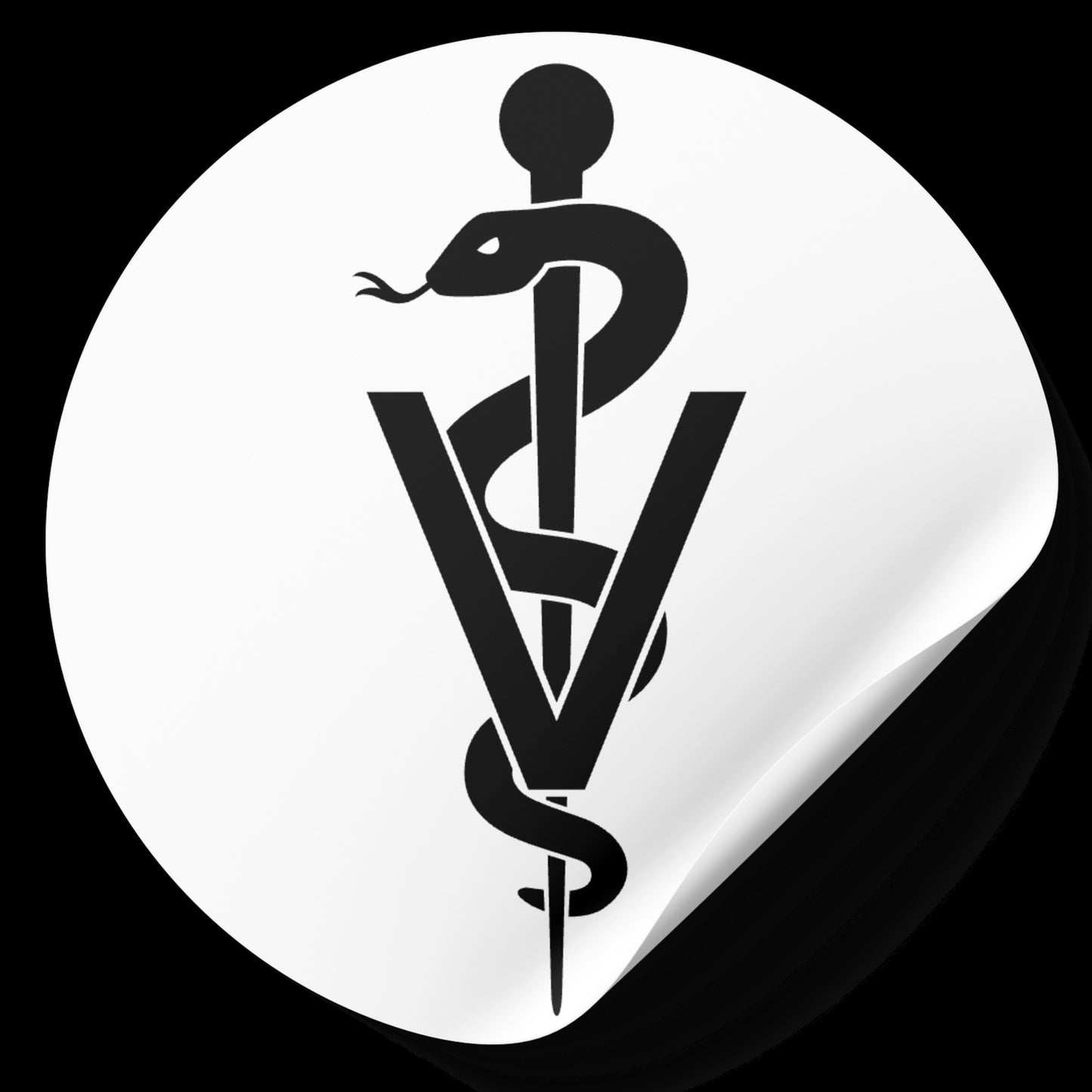 Creative veterinary symbol design perfect for cutting machines