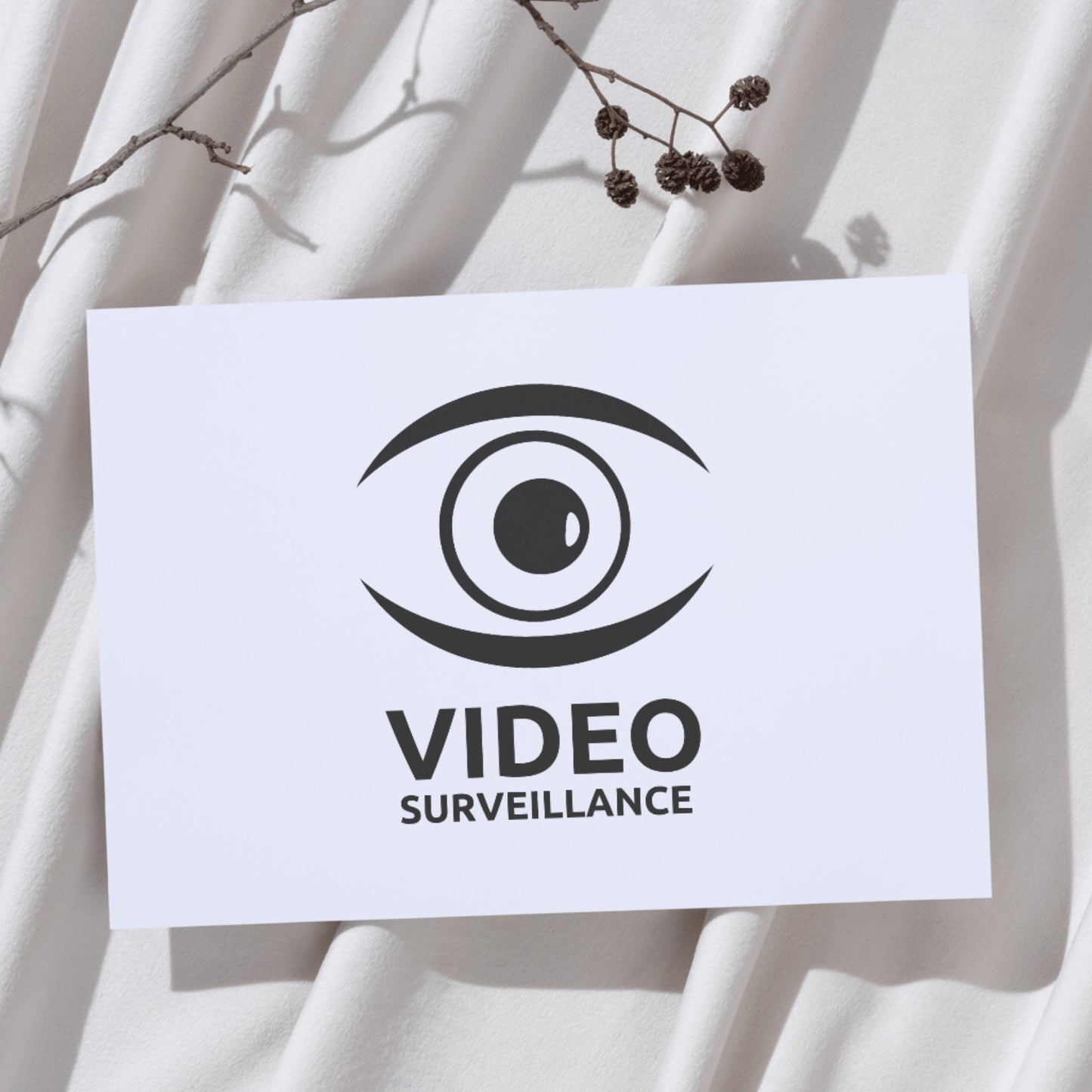 Eye-catching design for video surveillance vector art file