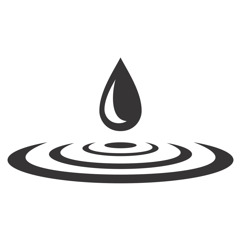 Elegant water drop design for creative cutting projects