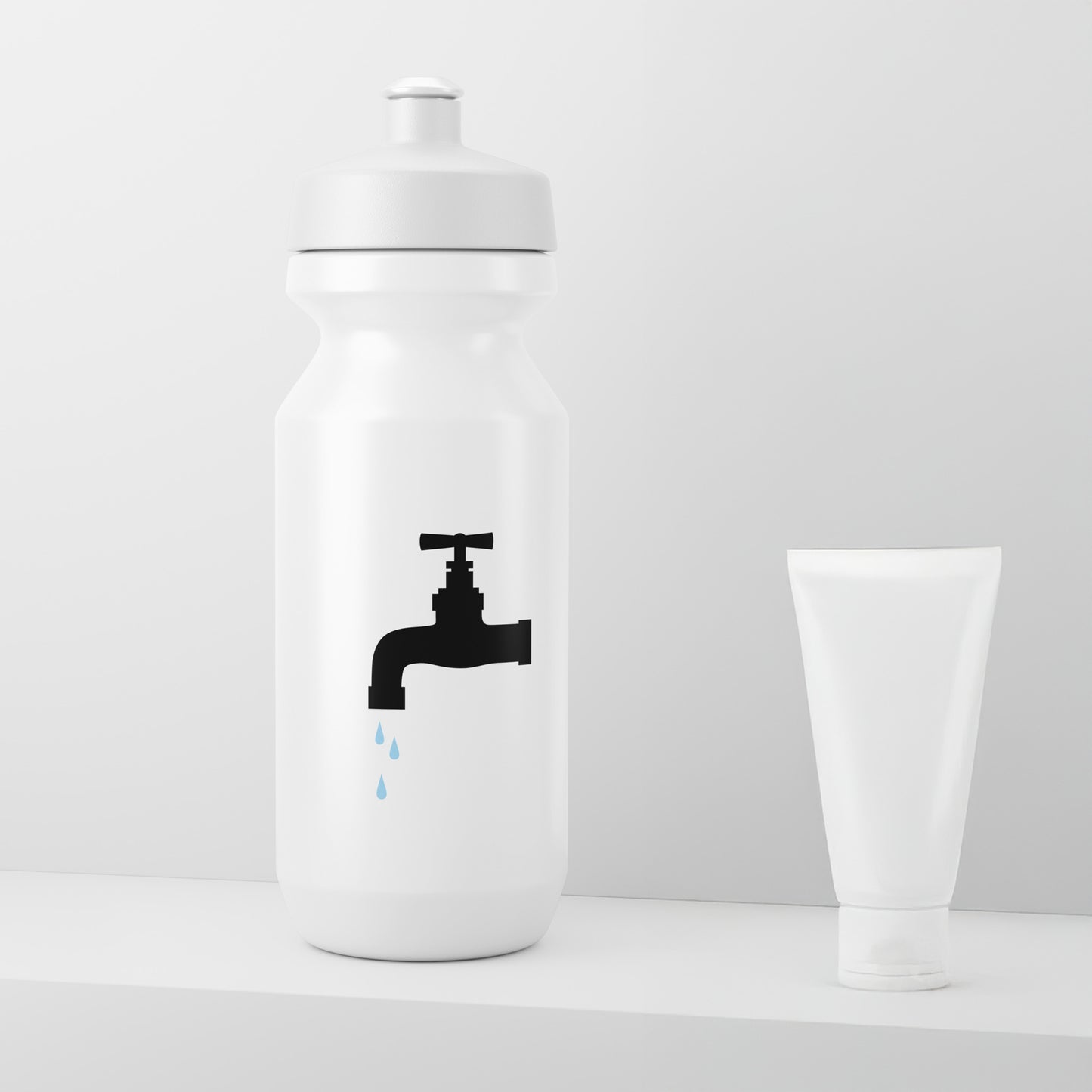 Creative vector design of a water tap faucet for crafting