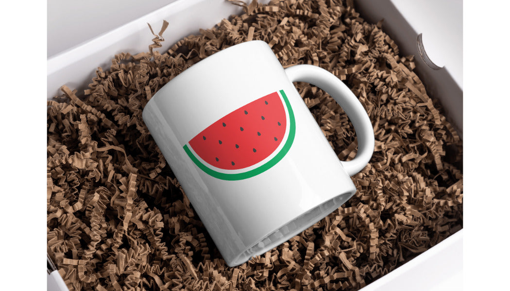 Colorful watermelon slice design for crafting projects