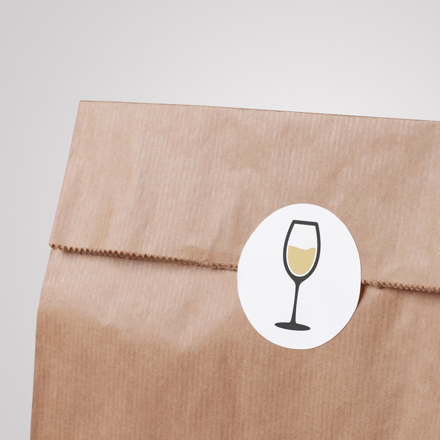 Vector white wine glass design for creative cutting projects