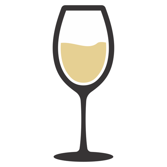 Vector white wine glass design for creative cutting projects
