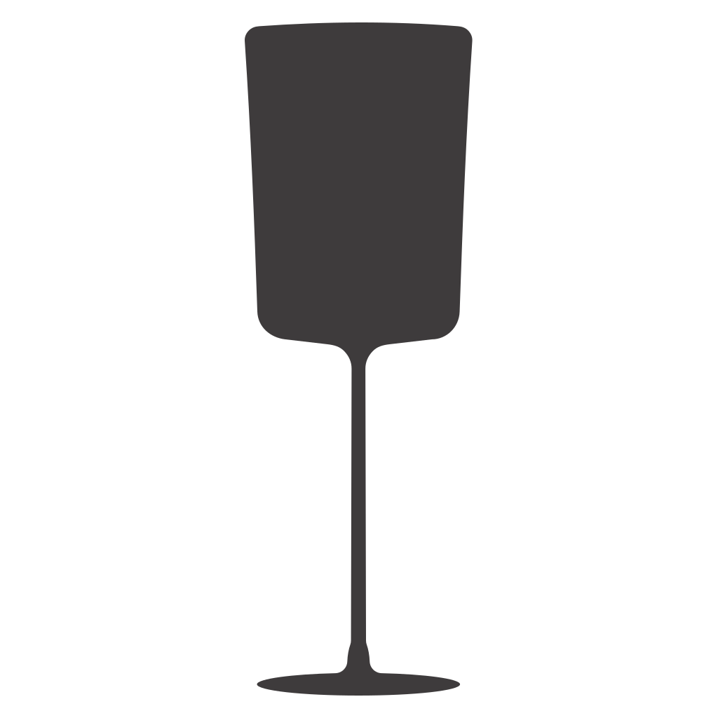 Elegant wine glass vector design for cutting machines