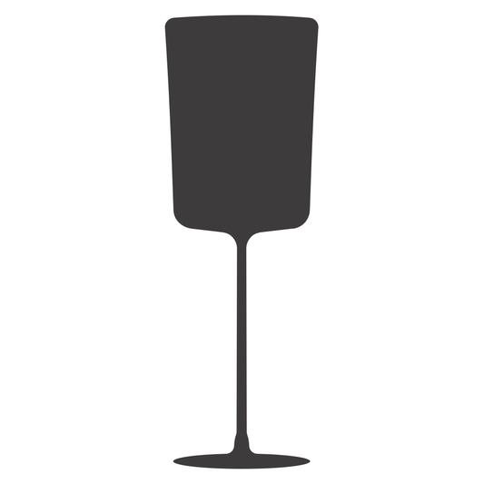 Elegant wine glass vector design for cutting machines