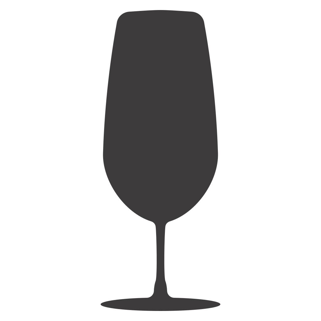Elegant wine glass vector design for crafting projects