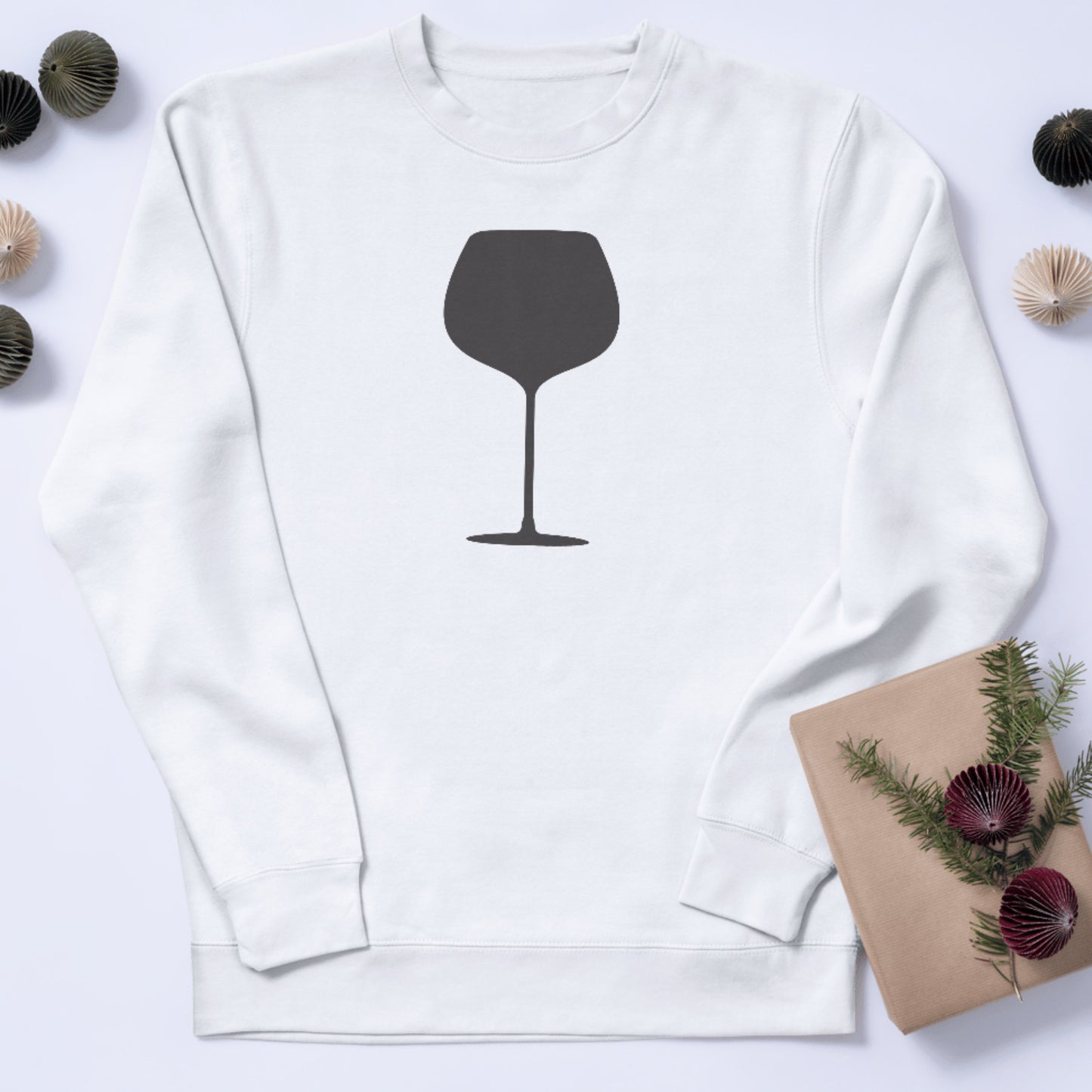 Elegant silhouette of wine glass for cutting machines