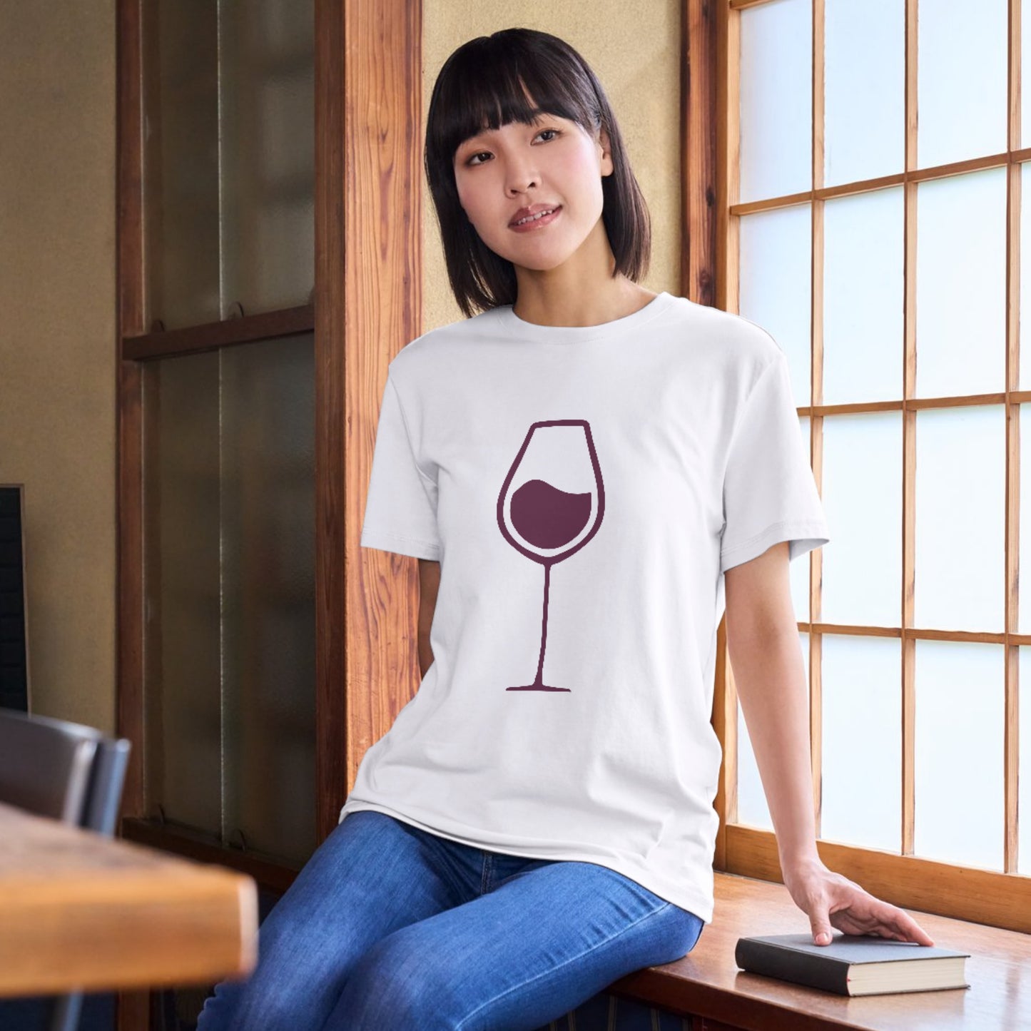 Elegant wine glass vector design for creative projects