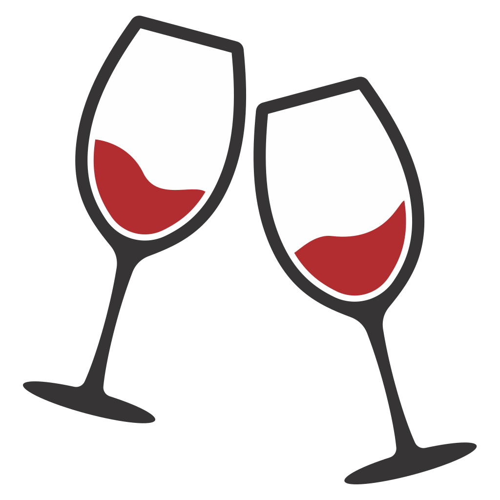 Creative vector design of toasting wine glasses for celebrations