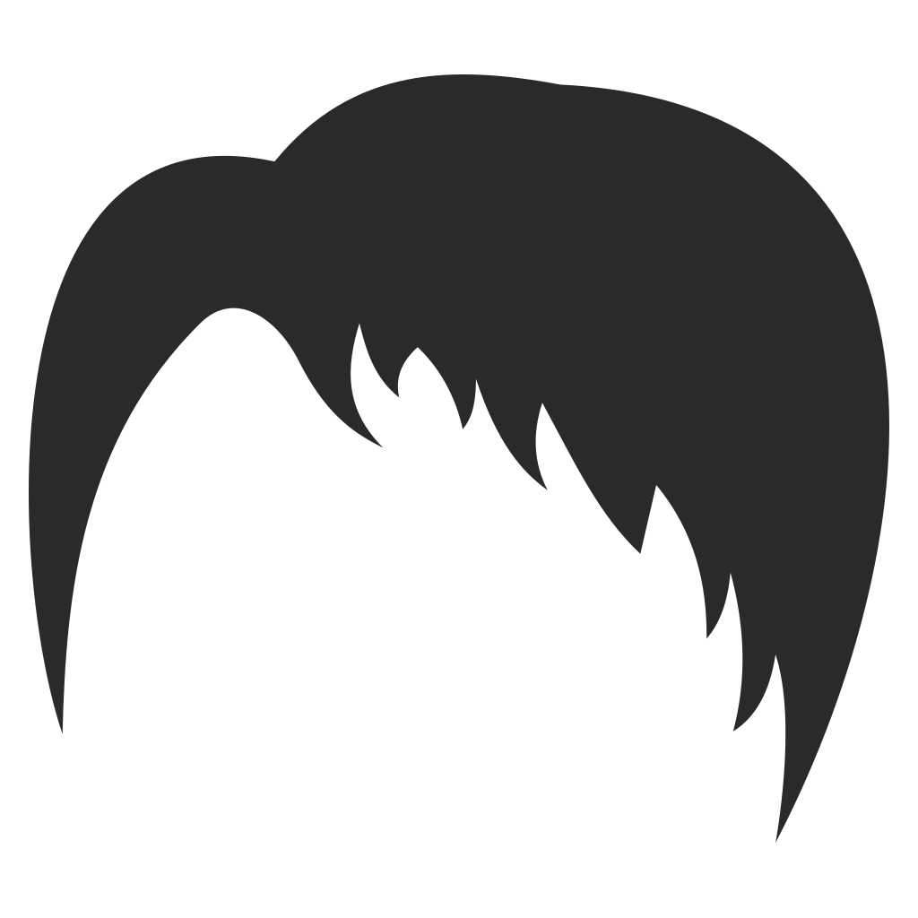 Creative vector hair design for cutting machines